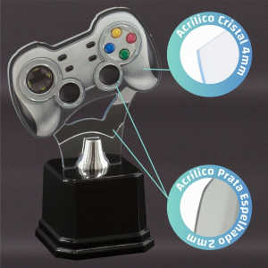 Troféu Tradicional Vídeo Game, Ref. 501750
