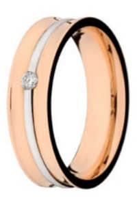 Aliança Ouro Rosa - Ref. 7602029005