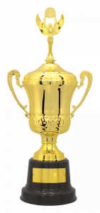 Taça dourada c/ alça Ref. 700203 - Alt. 70 cm