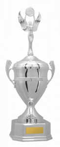Taça dourada ou prata c/ alça Ref. 700220 - Alt. 84 cm