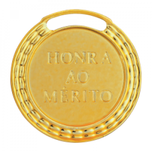 Medalha redonda Ref. 35001 - diâmetro 35mm - ouro/prata/bronze