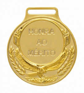Medalha redonda Ref. 39000 - dimetro 39mm - ouro/prata/bronze