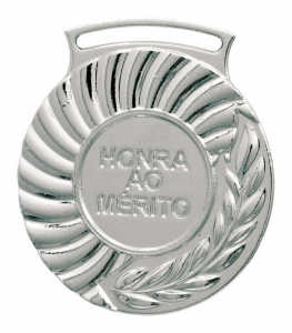Medalha redonda Ref. 056 - diâmetro 49mm - ouro/prata/bronze