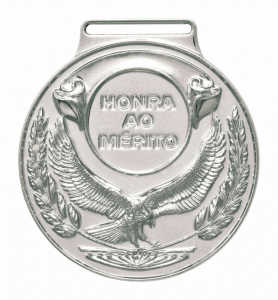 Medalha redonda Ref. 059 - diâmetro 59mm - ouro/prata/bronze