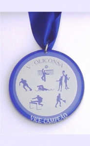 Medalhas - Acrílico - Medalha Personalizada em Acrílico com Silk